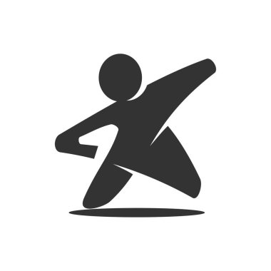 Yıldız logolu lider Icon Illustration Brand Kimliği. İzole ve düz çizim. Vektör grafiği