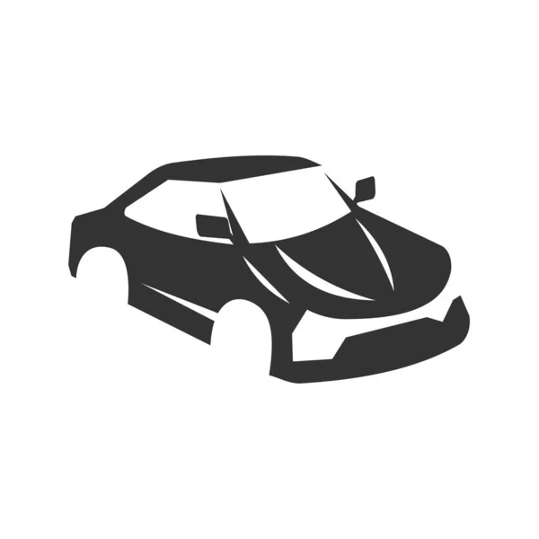 車のロゴテンプレートアイコンイラストブランドアイデンティティ 隔離された平らなイラスト ベクトルグラフィック — ストックベクタ