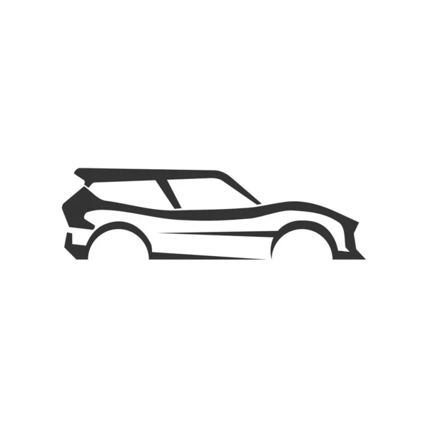 Αυτοκίνητο Πρότυπο Λογότυπο Εικονίδιο Εικονογράφηση Μάρκα Ταυτότητα Μεμονωμένη Και Επίπεδη — Διανυσματικό Αρχείο