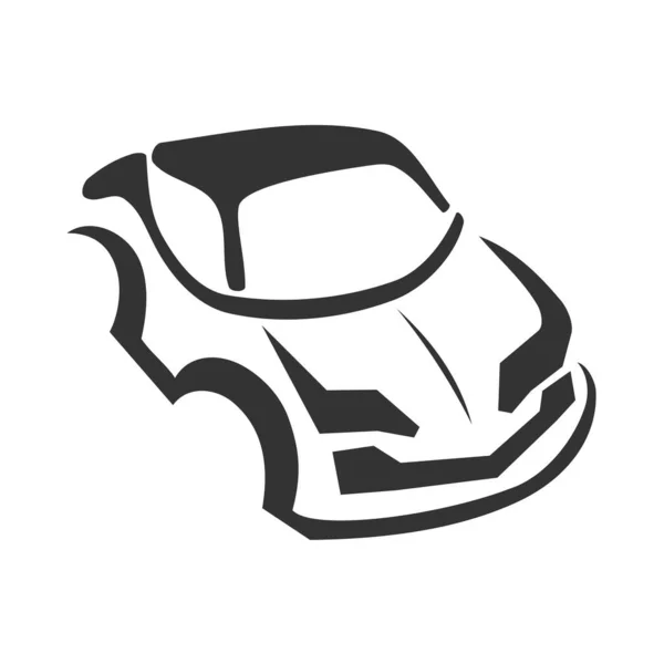 Αυτοκίνητο Πρότυπο Λογότυπο Εικονίδιο Εικονογράφηση Μάρκα Ταυτότητα Μεμονωμένη Και Επίπεδη — Διανυσματικό Αρχείο
