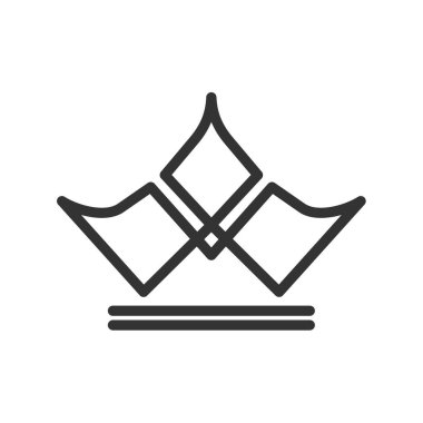 Crogo Icon Illustration Brand Kimliği şablonu. İzole ve düz çizim. Vektör grafiği