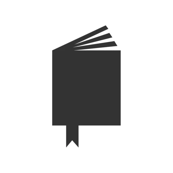 Book Logo Template Icon Illustration Brand Identity Isolated Flat Illustration — Stock Vector