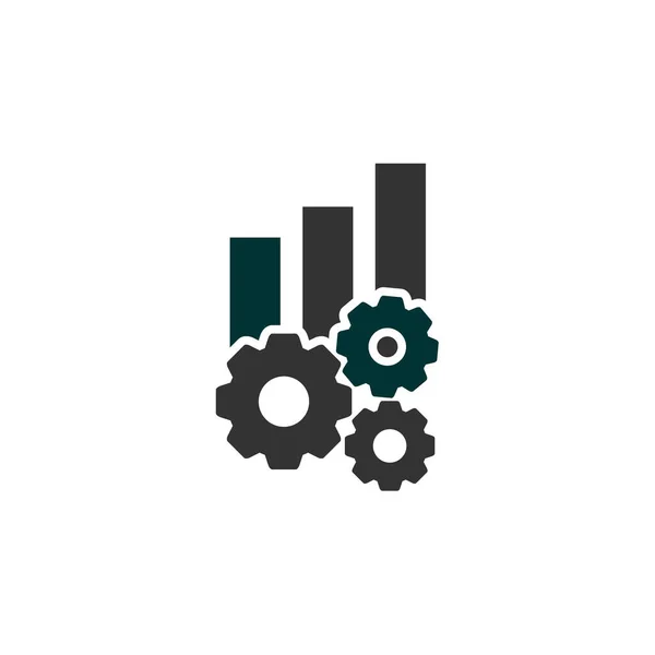 Modelo Logotipo Consultor Financeiro Icon Ilustração Identidade Marca Isolado Ilustração — Vetor de Stock