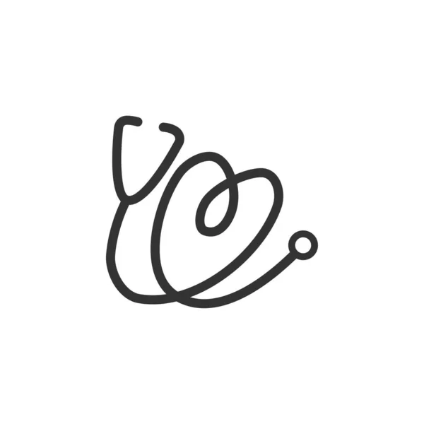 Modèle Logo Soins Santé Icône Illustration Identité Marque Illustration Isolée — Image vectorielle