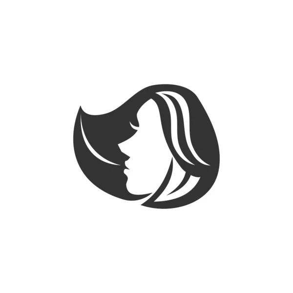 Szablon Logo Salonu Piękności Ikona Ilustracja Tożsamość Marki Odizolowana Płaska — Wektor stockowy