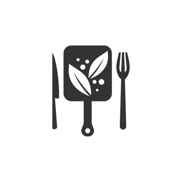 Plantilla Logotipo Cocina Icono Ilustración Identidad Marca Ilustración Aislada Plana — Vector de stock