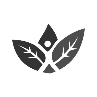 Sağlık logosu şablonu. Simge Tanımlama Markası Kimliği. İzole ve düz çizim. Vektör