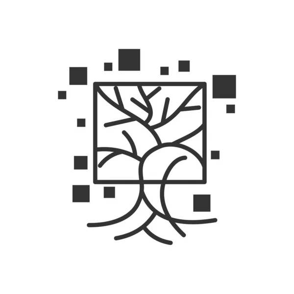 Tree Logo Template Icon Illustration Brand Identity Isolated Flat Illustration — Stock Vector