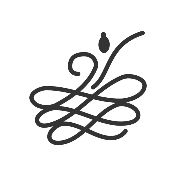 Mode Logotyp Mall Ikon Illustration Varumärke Identitet Isolerad Och Platt — Stock vektor