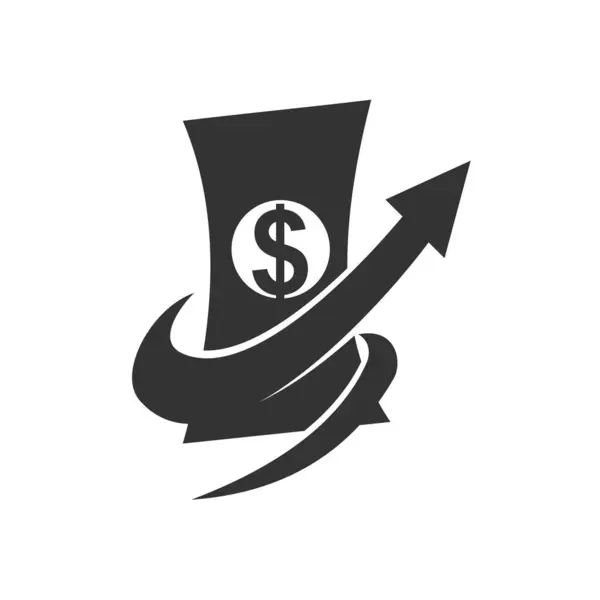 Υπόδειγμα Λογότυπου Χρηματοοικονομικών Χρημάτων Εικονίδιο Εικονογράφηση Brand Identity Μεμονωμένη Και — Διανυσματικό Αρχείο