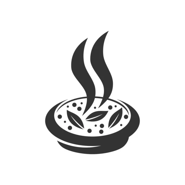 Lebensmittel Logo Vorlage Icon Illustration Markenidentität Vereinzelte Und Flache Illustration — Stockvektor