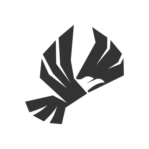 Шаблон Логотипу Орла Ілюстрація Іконок Фірмовий Стиль Ізольовані Плоскі Ілюстрації — стоковий вектор