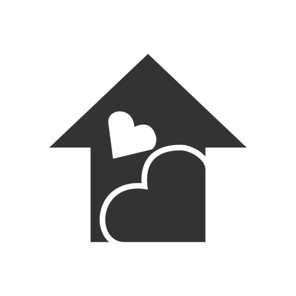 Home Logo Template Icon Illustration Brand Identity Isolated Flat Illustration — Stock Vector