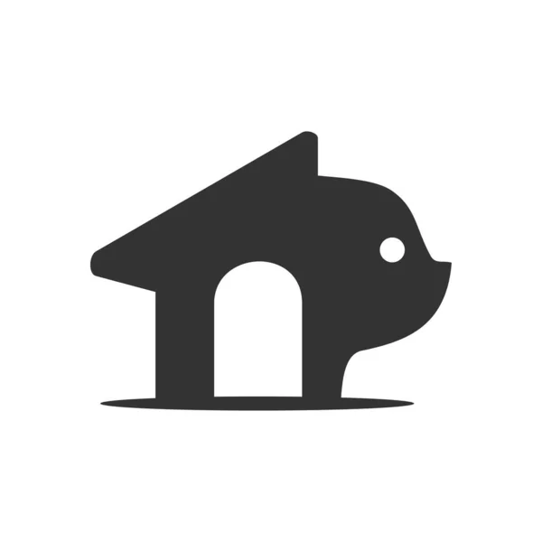 Wzór Logo Kotów Zwierząt Domowych Ikona Ilustracja Tożsamość Marki Odizolowana — Wektor stockowy
