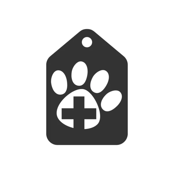 Mall För Kattdjurens Logotyp Ikon Illustration Varumärke Identitet Isolerad Och — Stock vektor