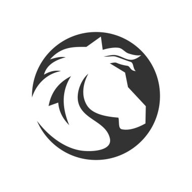 At logosu şablonu. Simge Tanımlama Markası Kimliği. İzole ve düz çizim. Vektör grafiği