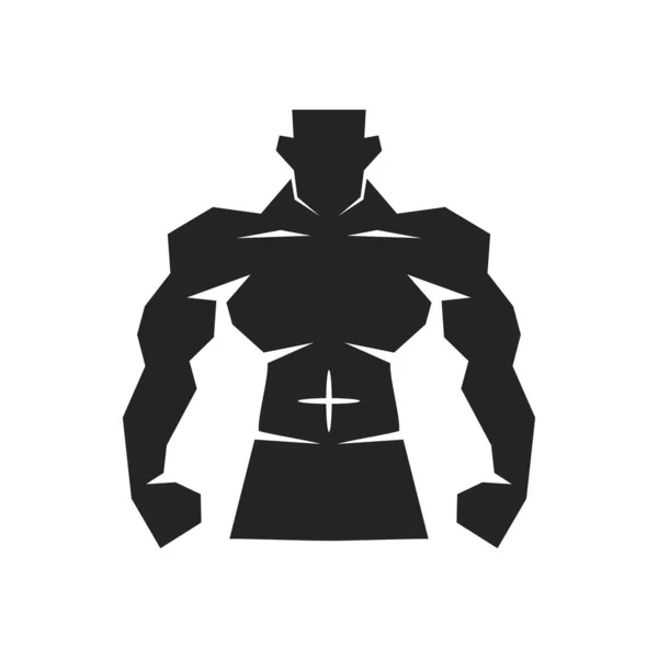 Шаблон Фітнес Логотипу Ілюстрація Іконок Фірмовий Стиль Ізольовані Плоскі Ілюстрації — стоковий вектор
