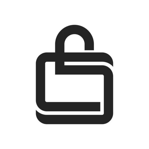 Modelo Logotipo Proteção Icon Ilustração Identidade Marca Isolado Ilustração Plana —  Vetores de Stock