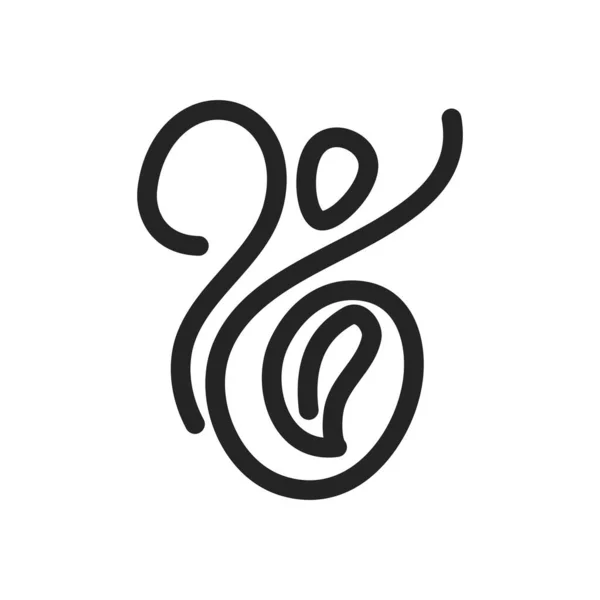 Шаблон Логотипа Wellness Икона Бренда Изолированная Плоская Иллюстрация Векторная Графика — стоковый вектор