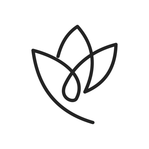 Modèle Logo Spa Icône Illustration Identité Marque Illustration Isolée Plate — Image vectorielle