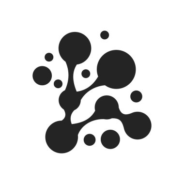 ağ logo şablonu. Simge Tanımlama Markası Kimliği. İzole ve düz çizim. Vektör grafiği