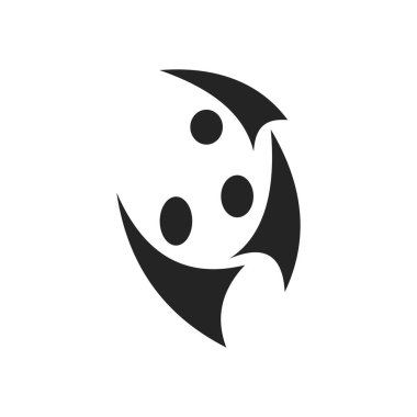 Toplum logosu şablonu. Simge Tanımlama Markası Kimliği. İzole ve düz çizim. Vektör grafiği