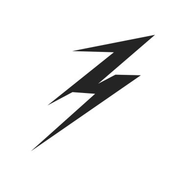 Hız logo şablonu. Simge Tanımlama Markası Kimliği. İzole ve düz çizim. Vektör grafiği