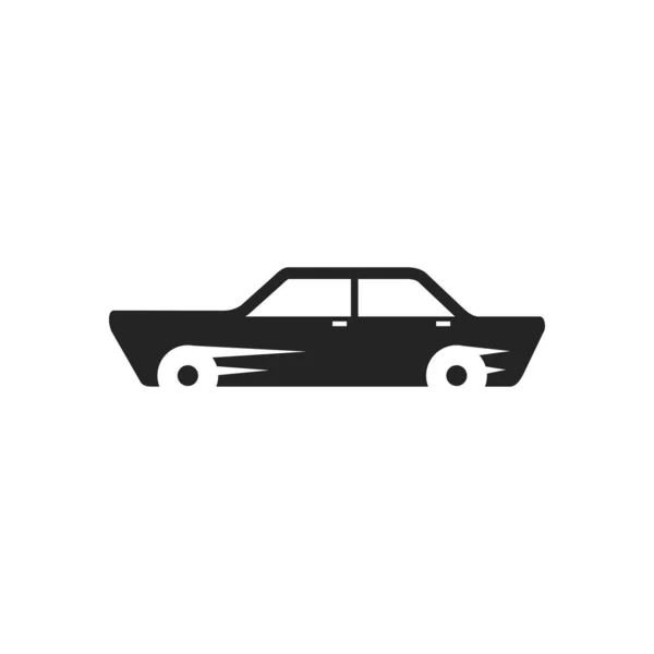 Szablon Logo Samochodu Ikona Ilustracja Tożsamość Marki Odizolowana Płaska Ilustracja — Wektor stockowy