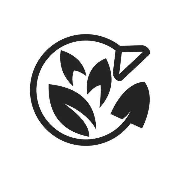 Plantilla Logotipo Jardinería Aislado Identidad Marca Icono Resumen Gráfico Vectorial — Vector de stock