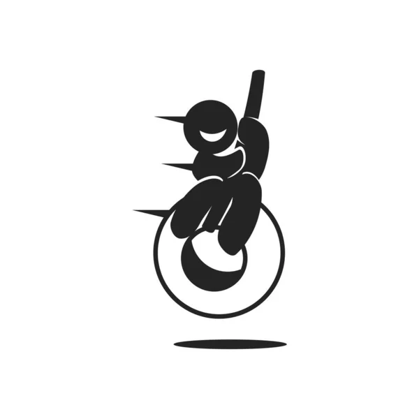 Шаблон Дитячого Логотипу Ізольовано Фірмовий Стиль Піктограма Абстрактна Векторна Графіка — стоковий вектор