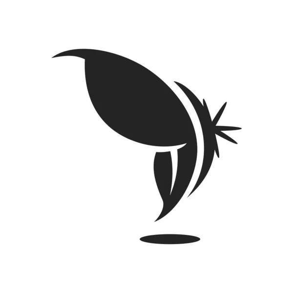 Borboleta Logotipo Modelo Isolado Identidade Marca Ícone Abstrato Vetor Gráfico — Vetor de Stock