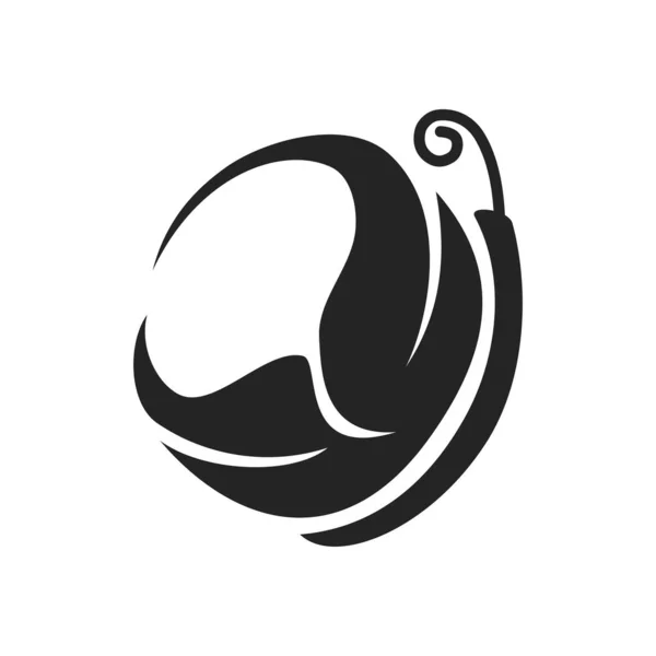 Schmetterling Logo Vorlage Isoliert Markenidentität Abstrakte Vektorgrafik Mit Symbolen — Stockvektor