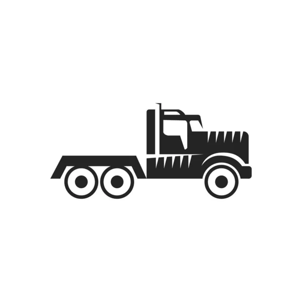 Szablon Loga Ciężarówki Odizolowany Tożsamość Marki Ikona Abstrakcyjna Grafika Wektorowa — Wektor stockowy