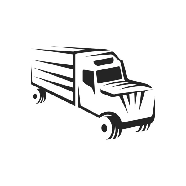 Caminhão Logotipo Modelo Isolado Identidade Marca Ícone Abstrato Vetor Gráfico —  Vetores de Stock