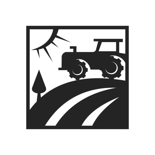 Plantilla Logo Agricultura Aislado Identidad Marca Icono Resumen Gráfico Vectorial — Archivo Imágenes Vectoriales