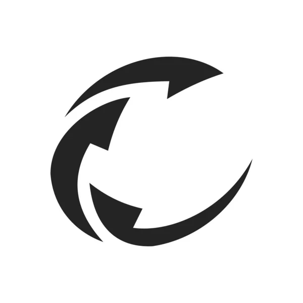 Шаблон Логотипу Руху Ізольовано Фірмовий Стиль Піктограма Абстрактна Векторна Графіка — стоковий вектор