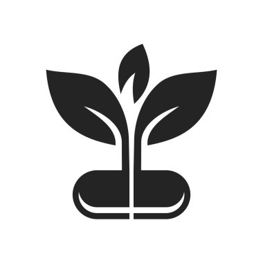 Eczane logosu izole edildi. Marka Kimliği. Simge Soyut Vektör Grafiği