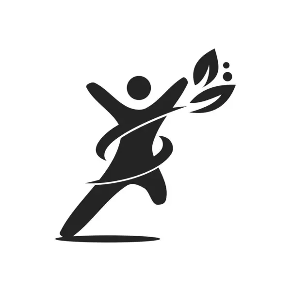 Terveys Ravitsemus Logo Malli Eristetty Tuotemerkki Identiteetti Kuvake Abstrakti Vektori — vektorikuva