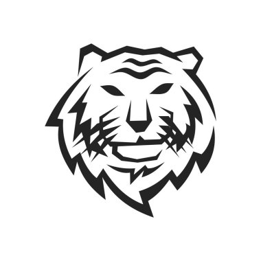 Kaplan logosu izole edildi. Marka Kimliği. Simge Soyut Vektör Grafiği