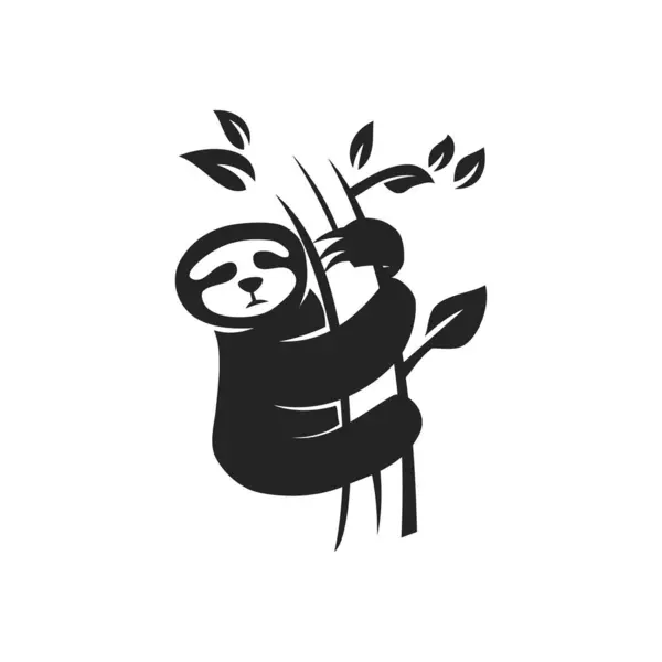 Tembel Logo Şablonu Izole Edildi Marka Kimliği Simge Soyut Vektör — Stok Vektör