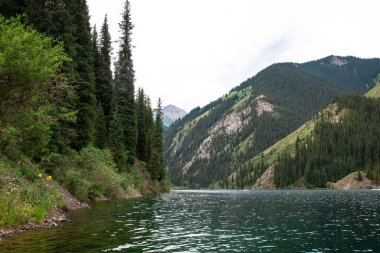 El değmemiş dağ gölü, doğada saklı mücevher. Açık hava fotoğrafçıları için mükemmel. Yükselen çamları, dingin suları keşfet..