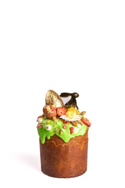 Katı renk arkaplan üzerinde tek bir nesne. Paskalya ya da pişirmeyle ilgili internet siteleri ya da sosyal medya paylaşımları için mükemmel.