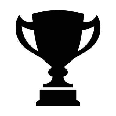 Ganimet siyah vektör simgesi beyaz arkaplanda izole edildi