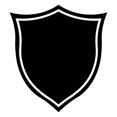 Beyaz arkaplanda izole edilmiş siyah vektör simgesi