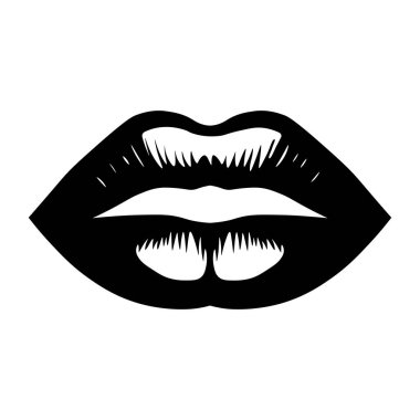 Beyaz arkaplanda izole edilmiş siyah vektör simgesi