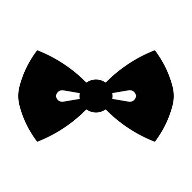 Beyaz arka plan üzerinde izole siyah vektör yay simgesi