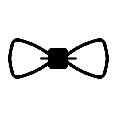 Beyaz arka plan üzerinde izole siyah vektör yay simgesi