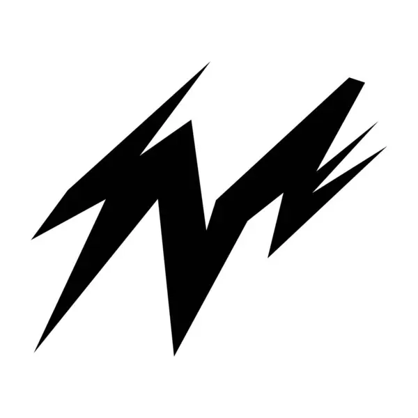 Siyah vektör soyut şekil simgesi beyaz arkaplanda izole edildi