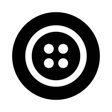 siyah vektör kıyafet simgesi beyaz arkaplanda izole