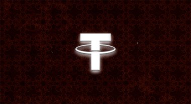 Ethereum ETH bayrağı. ETH para kripto para kavramı pankart arkaplanı.